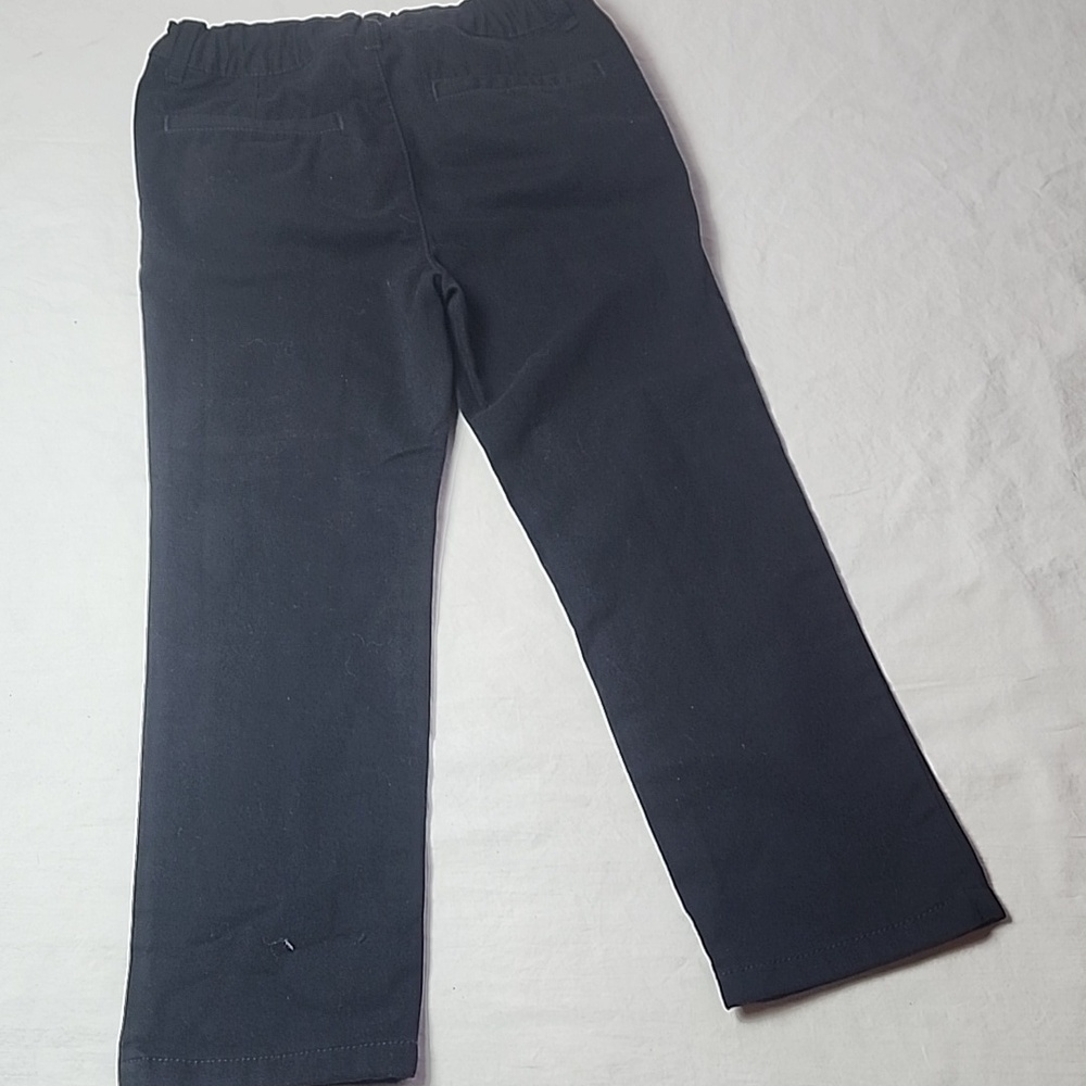 The Children’s Place Black Chino Pants Adjustable Waist Boys 5T School Uniform - Picture 4 of 5